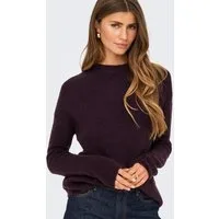 ONLY Strickpullover ONLCAMILLA O-NECK L/S PULLOVER KNT Materialmix, regular fit