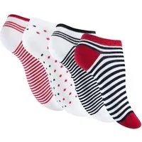 Reslad Sneakersocken Damen Motiv Socken (8 x Paar) süße Söckchen für Frauen aus Baumwolle (8-Paar) Sneakersocken Füßlinge Damensocken