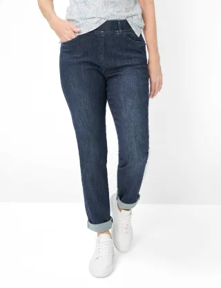 Raphaela by Brax Damen Schlupfhose Style LAVINA JOY STONED SLIGHTLY USED, denim blau, Gr. 48K