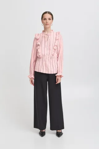 Langarm-Bluse IXOLLIE Langarm-Bluse Loose fit