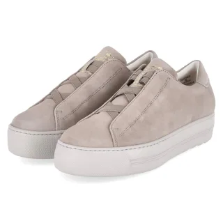 Paul Green Sneaker  Taupe - Gr. 36 -  Echt Leder