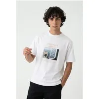 Jack & Jones T-Shirt JORNORREBRO PHOTO TEE SS CREW NECK Baumwolle, relaxed fit