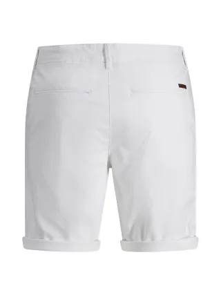 JACK&JONES - JPSTBOWIE SHORTS SOLID REG SN Weiß - Gr. - S