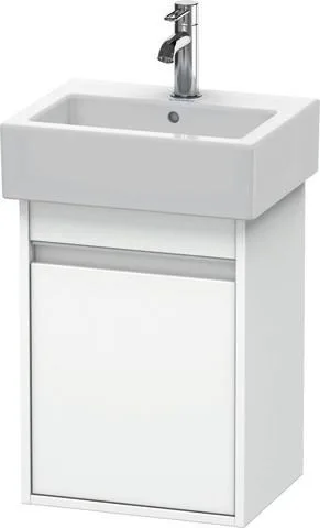 Duravit Ketho Waschtischunterbau wandhängend Weiß Matt 400x320x550 mm - KT6630L1818 KT6630L1818