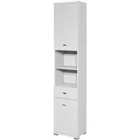 BASIC by Balculina Hochschrank Pool, Badezimmerschrank BxHxT 38x190x30 (1-St) Breite 38cm, Tür L/R montierbar
