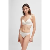 BOSS Triangel-BH TRIANGLE PADDED CI mit BOSS Schriftzug auf den Trägern
