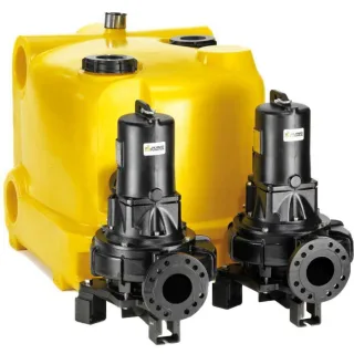 Jung Pumpen compli Fäkalienhebeanlage JP50123 1525/4 C1 HL, Doppelanlage