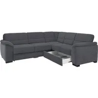 sit&more Ecksofa Montego L-Form, B: 255 cm, wahlweise mit Bettfunktion und Schubkasten