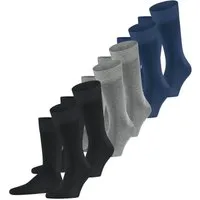 FALKE Socken Happy 6-Pack Socken (6-Paar) Set aus 6 Paar Baumwollstrümpfen