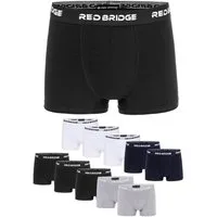 RedBridge Boxershorts 10er-Pack Bequeme Unterwäsche mit elastischem Bund (Set, 10er-Pack)