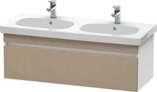 Duravit DuraStyle Waschtischunterbau wandhängend Leinen & Weiß Matt 1150x453x398 mm - DS638607518 DS638607518