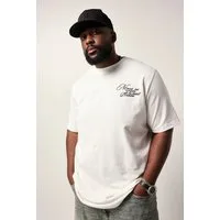 STHUGE T-Shirt T-Shirt Halbarm Stickereien
