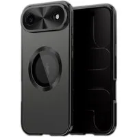 Wigento Handyhülle Für Apple iPhone 17 Air Full Cover MagSafe Hülle Metallrahmen Schwarz, Magnetverschluss, MagSafe-kompatibel, stoßfest, präzise Aussparungen