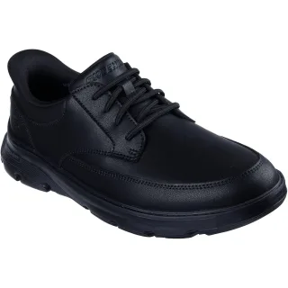 Skechers Arch Fit Garza Rowan Leder Herren Schwarz Schnürschuhe