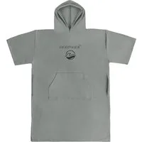 normani Unisex-Bademantel Mikrofaser Badeponcho Siargao, Polyester, Kapuze, Schlupf, Bade Handtuch mit Ärmeln aus recyceltem Material