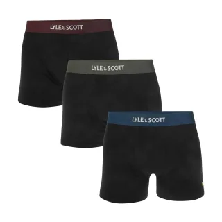Lyle & Scott - "Devon" Boxershorts für Herren (3er-Pack) (Schwarz)