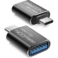 deleyCON deleyCON 2x USB3.1 Adapter USB C zu USB A-Buchse 5Gbit/s OTG USB-Adapter