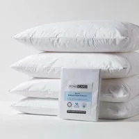 Homescapes Kissenbezüge 4er-Set wasserdichte Kopfkissen-Schonbezüge