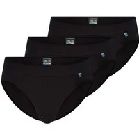 Schiesser Slip 3er Pack Long Life Cotton (Spar-Set, 3-St) Rio Slip / Unterhose - Baumwolle - ohne Eingriff - Perfekte Passform