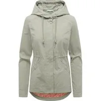 Ragwear Parka Dankira Leichte Übergangsjacke mit verstellbarer Kapuze