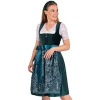 MarJo Dirndl Samt Dirndl 2tlg. - VEITSBRONN - petrol