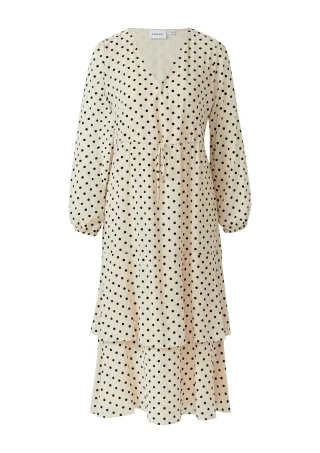 comma - Kleid beige - Gr. - 36