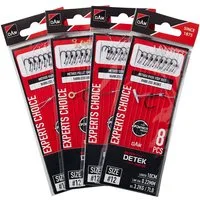 DAM Fishing Feederhaken Detek Method Barbless Pellet Band Rigs Vorfachhaken Feedern Schonhaken, (Spar-Set), Ideal für verschiedene Pelletgrößen