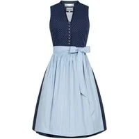 Nübler Trachtenkleid Midi Dirndl Florence in Blau von Nübler