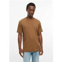 s.Oliver Kurzarmshirt T-Shirt Geripptes T-Shirt mit Crew Neck
