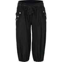 malito more than fashion Caprihose malito Damen Pumphose in Unifarben, lässige kurze Hose, Bermuda für Pumphose in Unifarben Einheitsgröße