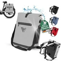 MIVELO Fahrradtasche 3in1 Gepäckträgertasche, Rucksack für Fahrrad Gepäckträger wasserdicht