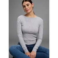 Bruno Banani Strickpullover mit Marken-Strickmuster