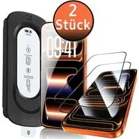 TK-Handel Displayschutzfolie panzerglas 9H Montagehilfe Schutzglas Schutzfolie Glas Folie für iPhone 13 Pro iPhone 13, Displayschutzfolie, Displayschutz, Hartglas, Displayfolie, screen Protector, display, Echt Glas, 9H gehärtet, Handyschutz, full cov