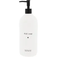 Bastion Collections Flaschenöffner Seifenspender - DISH SOAP - weiß