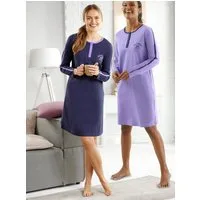 Witt Sleepshirt Sleepshirts Langarm (2-tlg)