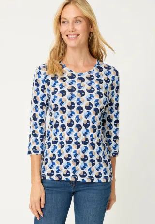 Olsen - T-Shirt Long Sleeves ink blue - Gr. - 42