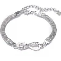 Ware aus aller Welt Armkette Damen Infinity Armkette Eternity Armband Unendlichkeit Liebe Schmuck