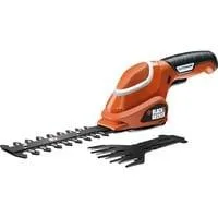 Akku-Gras-Strauchschere GSL700 orange/schwarz, Li-Ionen Akku 1,3 Ah