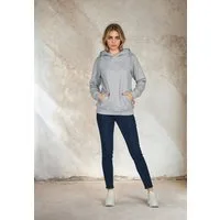 salzhaut Hoodie SÜNN Damen Tailliert salzhaut Kapuzenpullover – bequemer Fit und nordisch klares Design