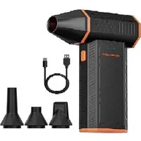 WOLFBOX Handstaubsauger Electric Air Duster, Super Powerful Cordless Air Duster, Turbo-Super-Power-Lüfter, breite Anwendung, Schnellladung, tragbar