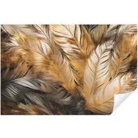 Wallarena Fototapete Natur - Mehrfarbig - Modern - Vlies - Wohnzimmer, glatt, 104x70cm