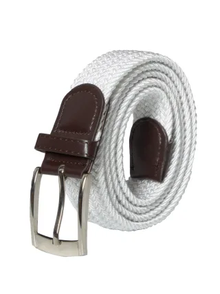 Enzo Unisex-Gürtel - Weiß