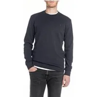 Replay Longsleeve Regular Fit, Rundhalsform