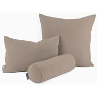 SCHÖNER LEBEN. Dekokissen SCHÖNER LEBEN. Kissenhülle Outdoor uni taupe div. Größen