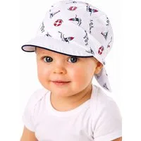 La Bortini Kopftuch Kopftuch Baby Kinder Bandana zum Binden Tuch mit Schirm Schirmmütze