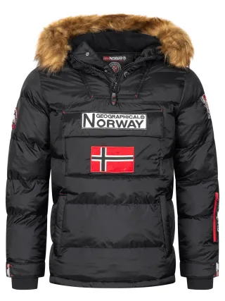 Geographical Norway Windbreaker Schwarz