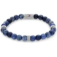 Tommy Hilfiger Armband Schmuck Edelstahl Armschmuck, mit Lavastein oder Sodalith