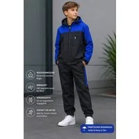 Hessis Regenanzug Moderner Softshell Anzug – JW1 (Set, 2-tlg., Jacke mit Hose), Softshell Regen Jacke und Hose, für Kinder