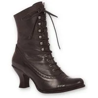 Stockerpoint Trachtenstiefel Damen - 4490 - schwarz Stiefelette