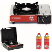 Rothenberger Industrial Gaskocher ROTHENBERGER Industrial Campingkocher 2,2 kW Premium RS 220 inkl. 2x R